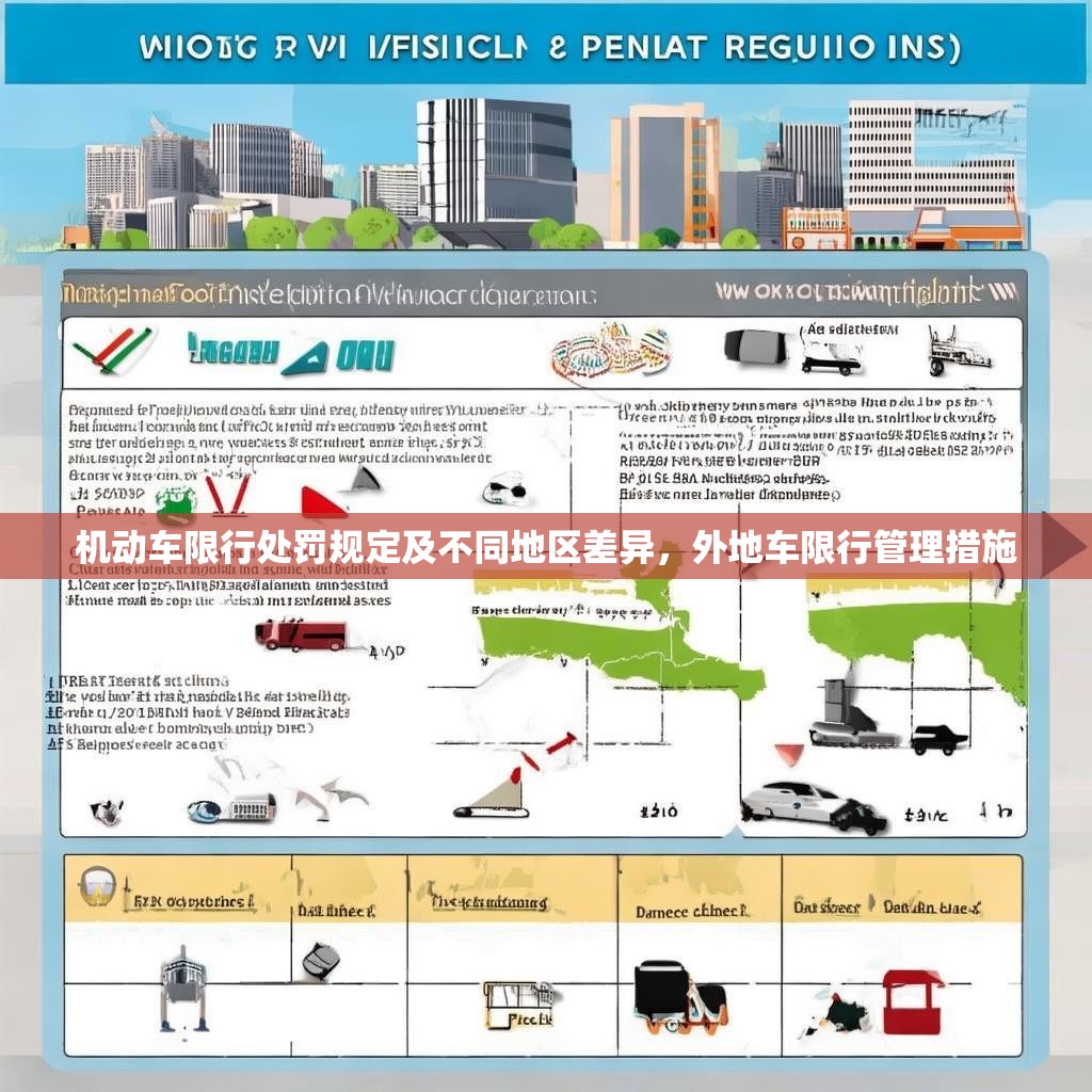 机动车限行处罚规定及不同地区差异，外地车限行管理措施