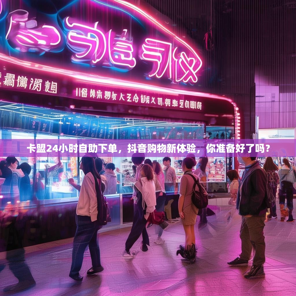 卡盟24小时自助下单，抖音购物新体验，你准备好了吗？