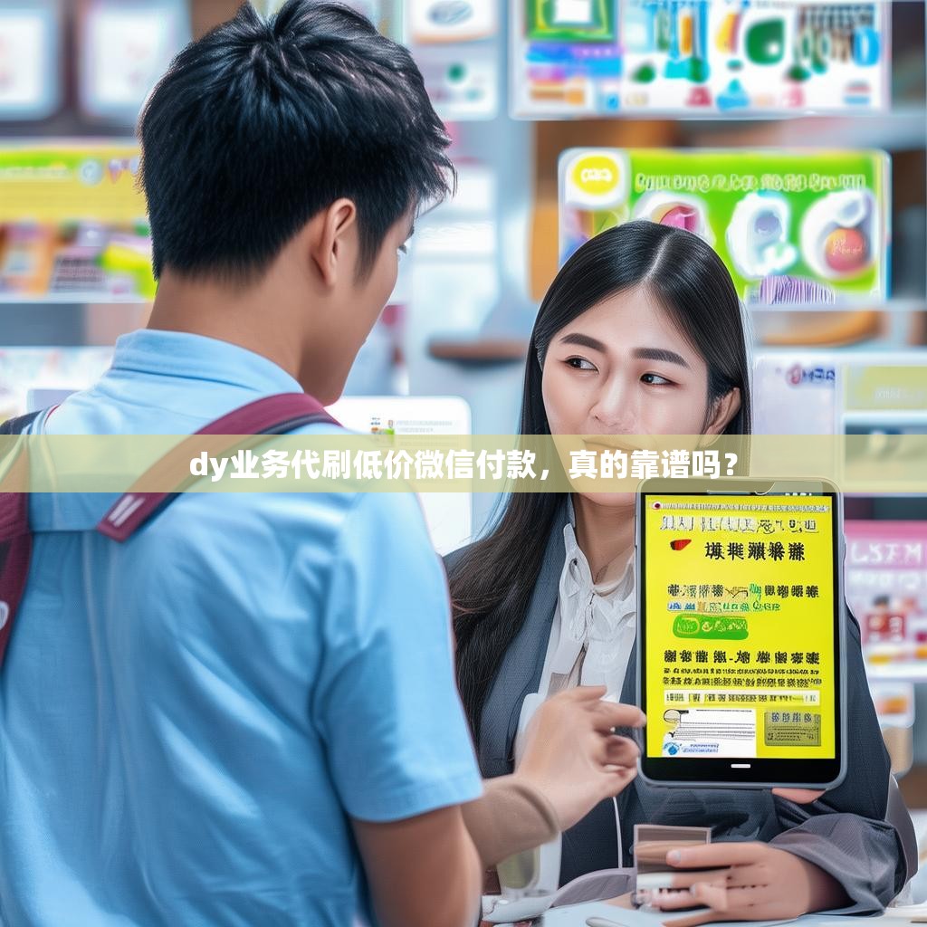 dy业务代刷低价微信付款，真的靠谱吗？