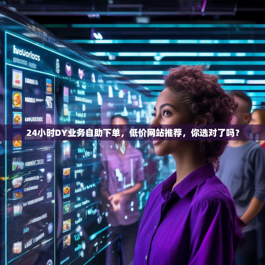 24小时DY业务自助下单，低价网站推荐，你选对了吗？
