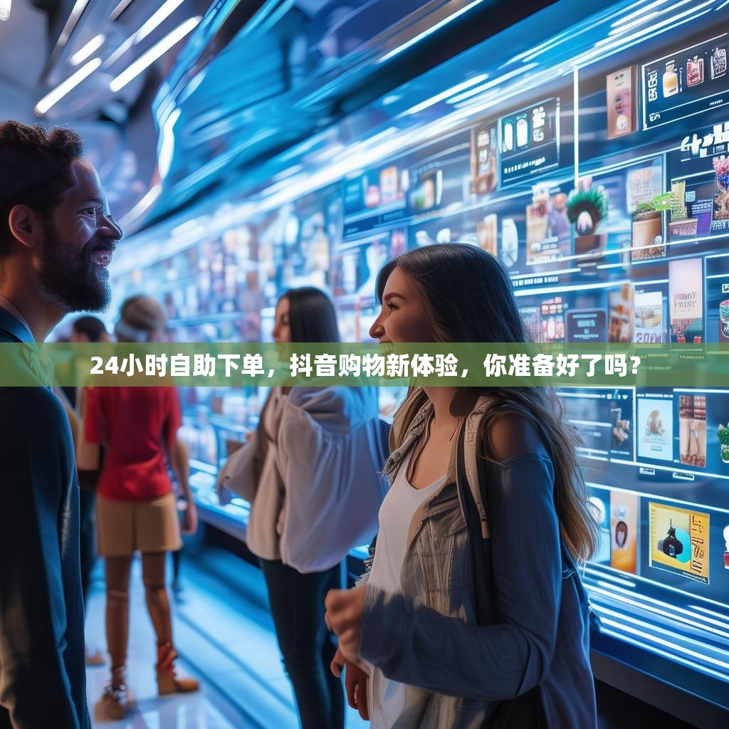 24小时自助下单，抖音购物新体验，你准备好了吗？