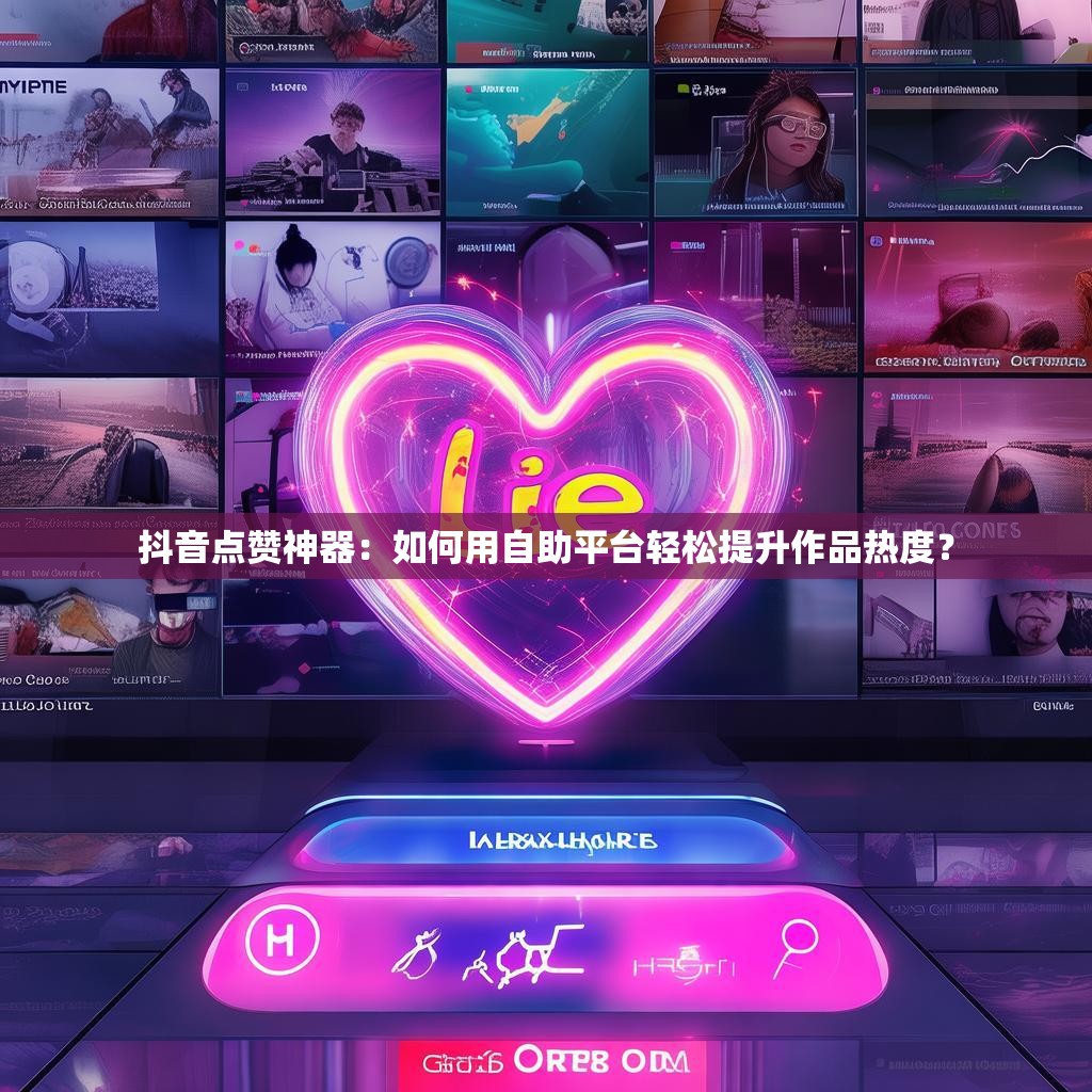 抖音点赞神器：如何用自助平台轻松提升作品热度？