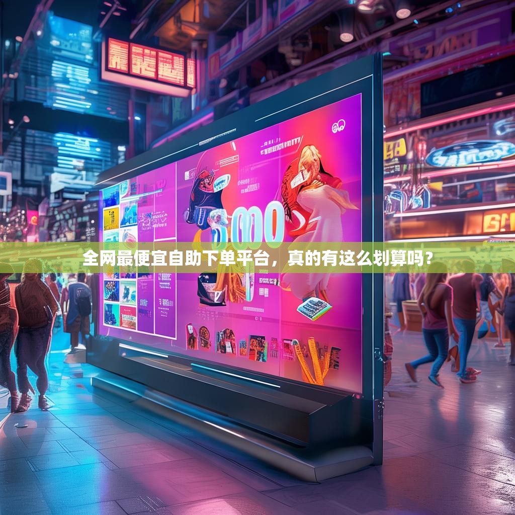 全网最便宜自助下单平台，真的有这么划算吗？