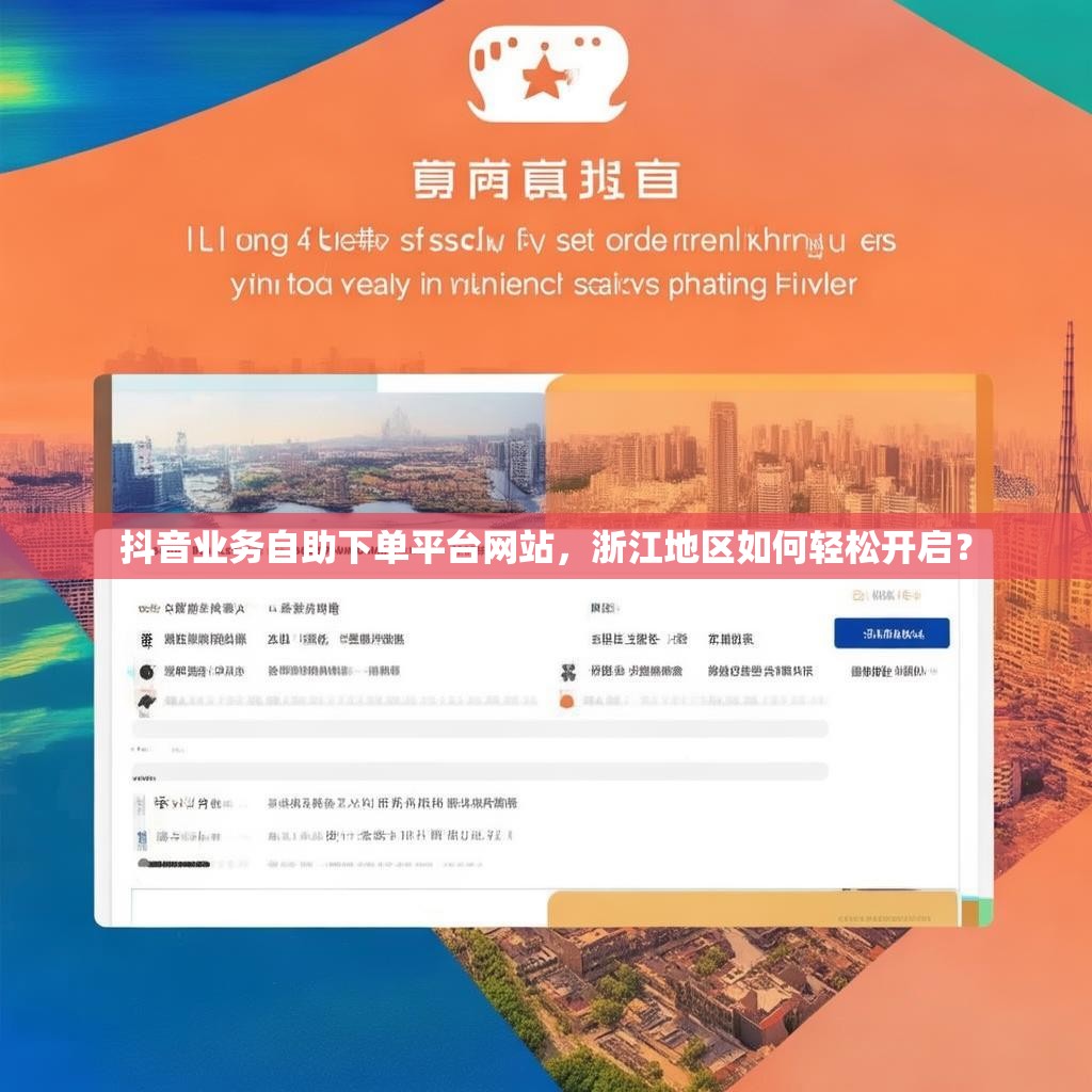 <strong><mark>抖</mark></strong>音业务自助下单平台网站，浙江地区如何轻松开启？