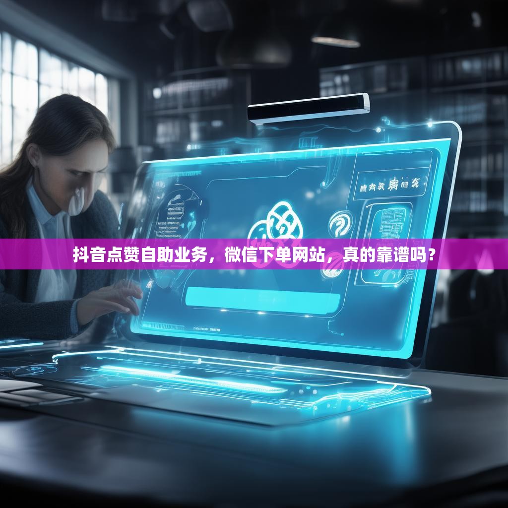 抖音点赞自助业务，微信下单网站，真的靠谱吗？