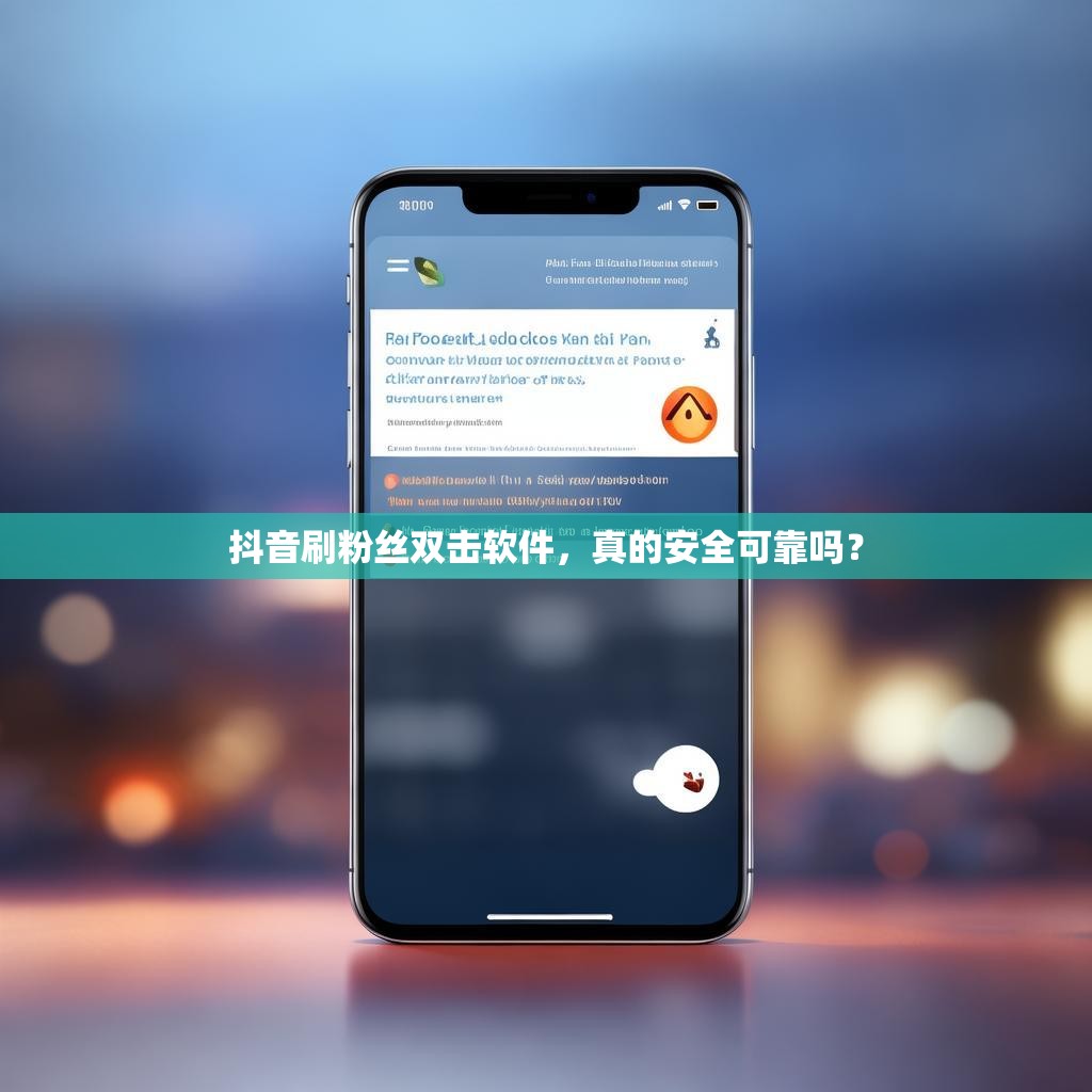 抖音刷粉丝双击软件，真的安全可靠吗？