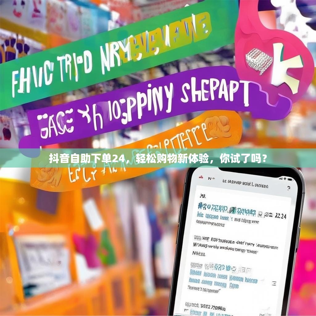 抖音自助下单24，轻松购物新体验，你试了吗？