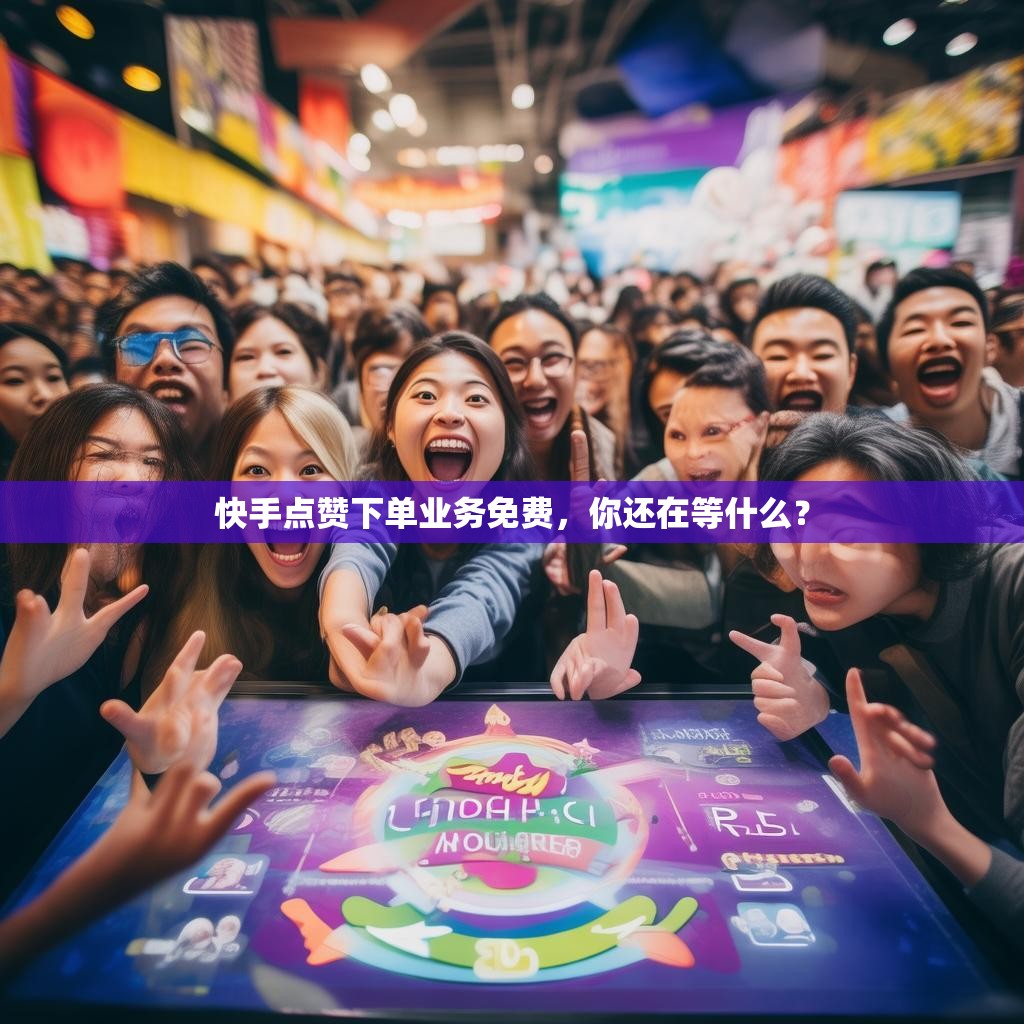 快手点赞下单业务免费，你还在等什么？