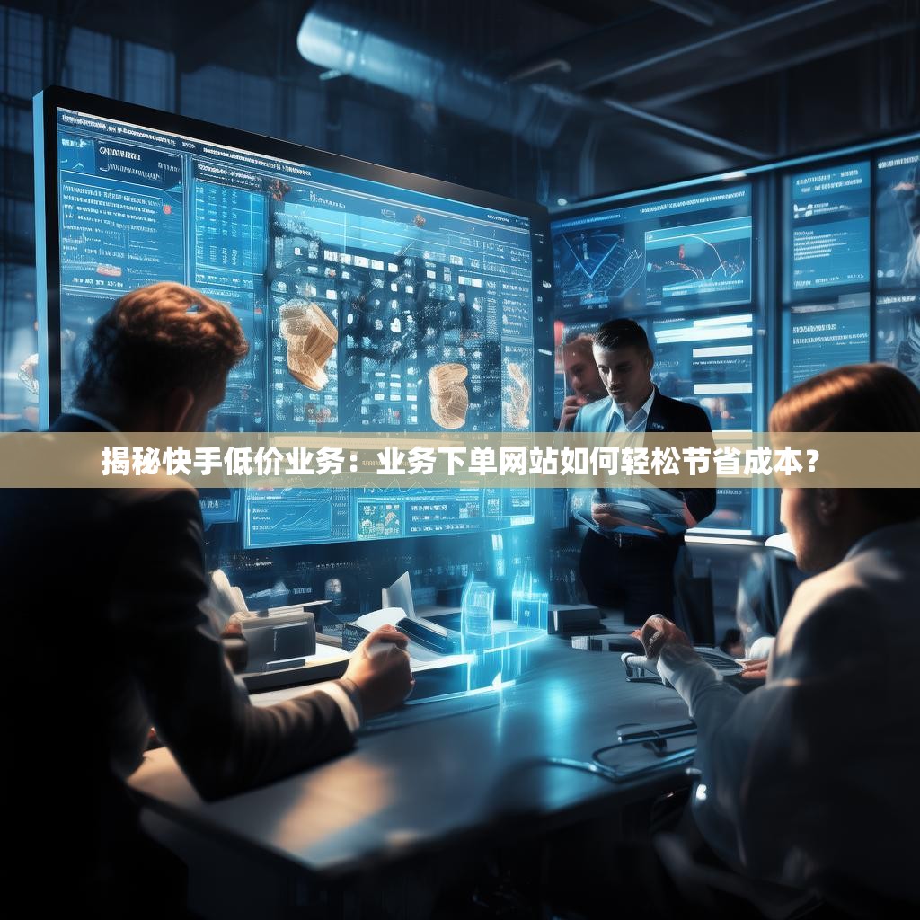 揭秘快手低价业务：业务下单网站如何轻松节省成本？