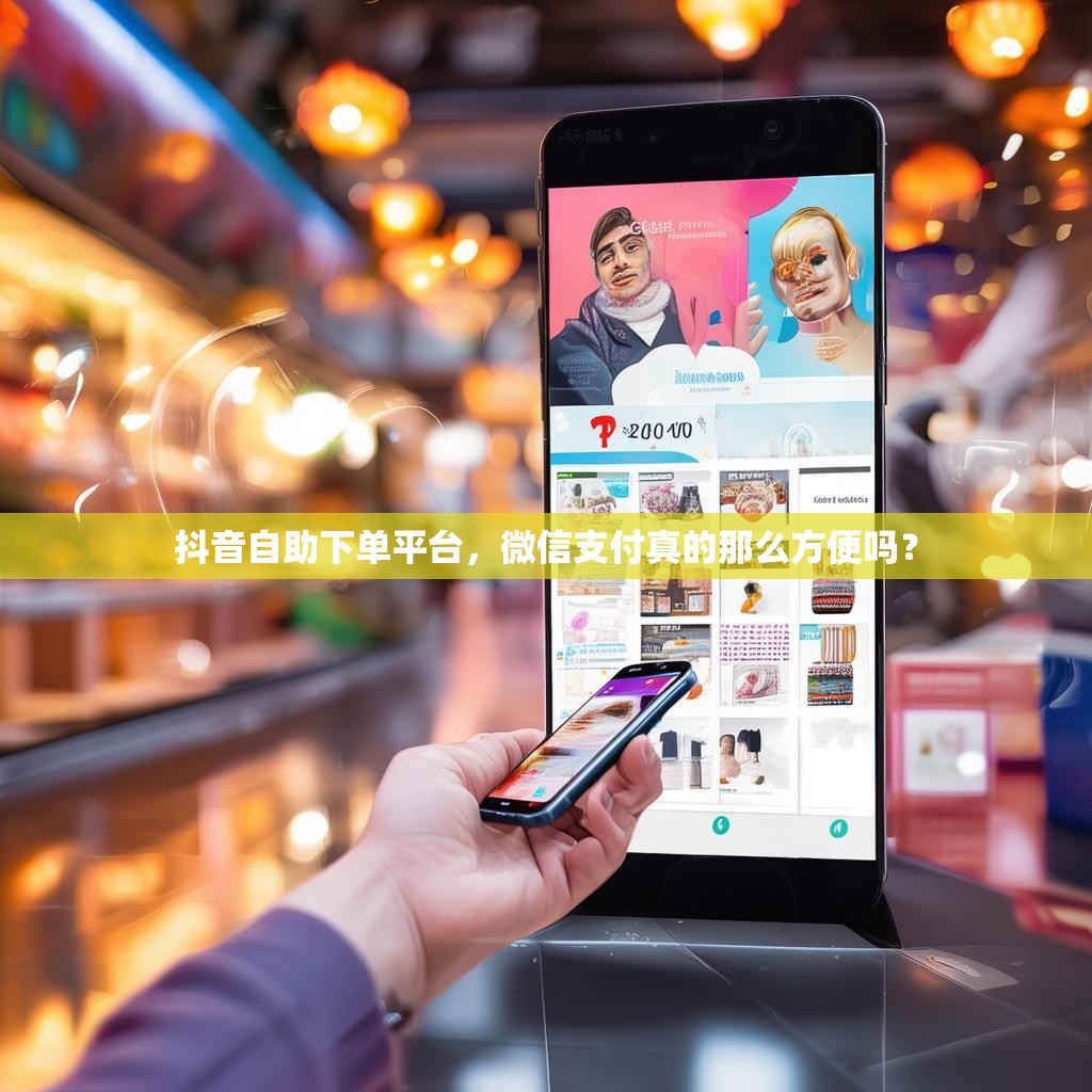 抖音自助下单平台，微信支付真的那么方便吗？