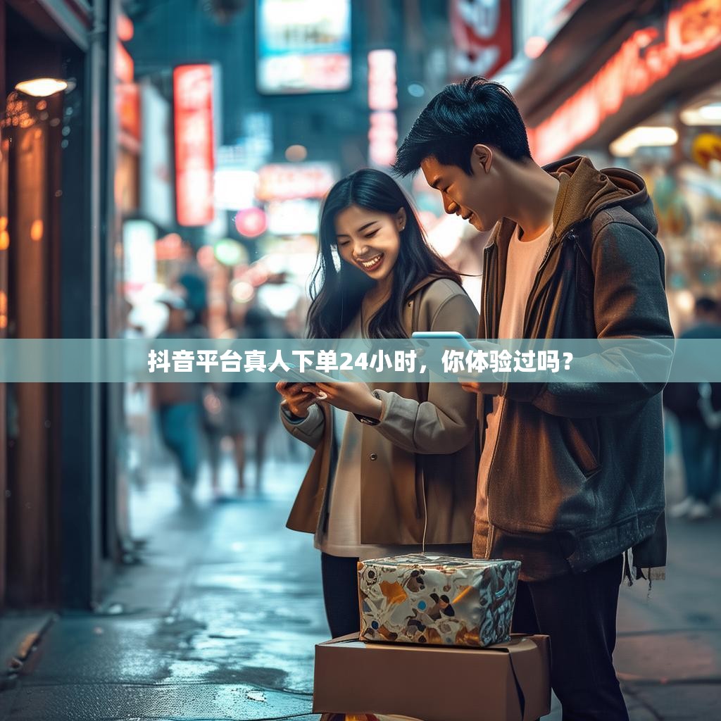 抖音平台真人下单24小时，你体验过吗？
