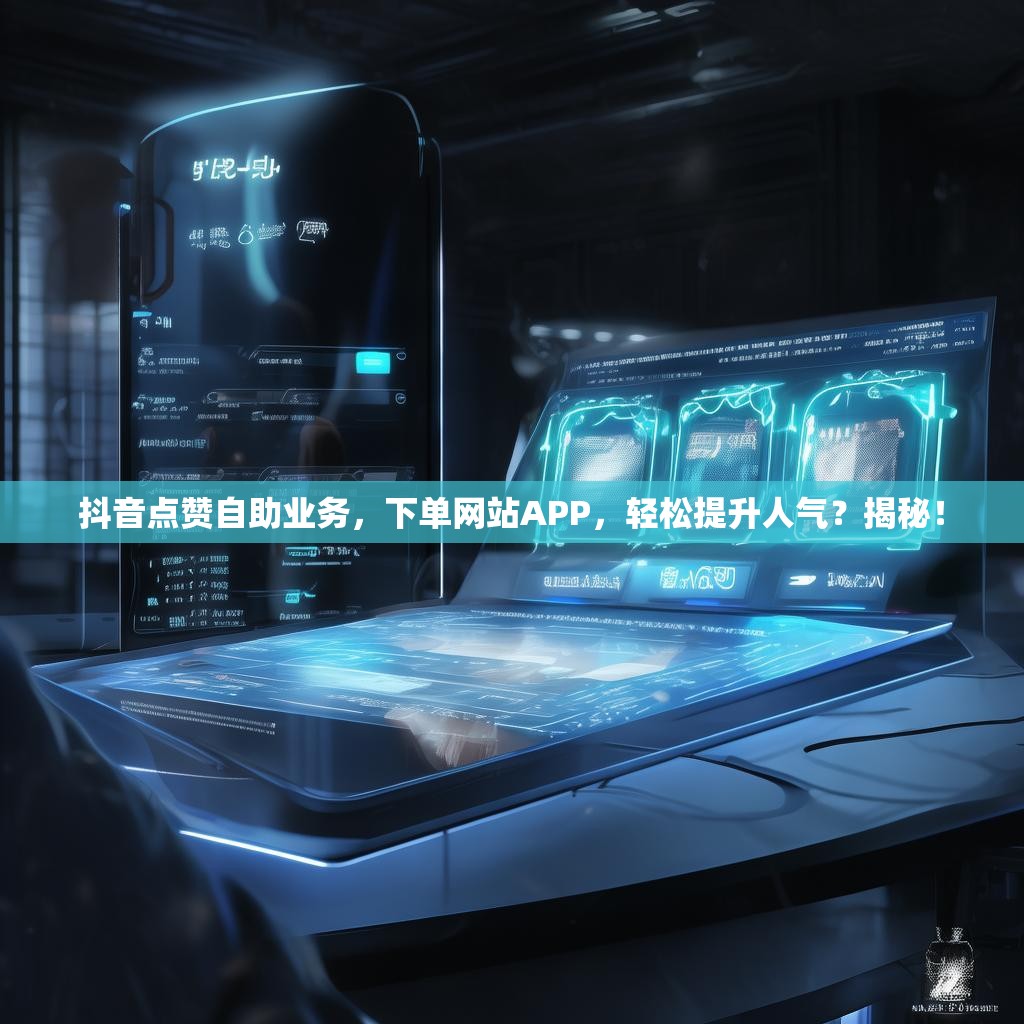 抖音点赞自助业务，下单网站APP，轻松提升人气？揭秘！