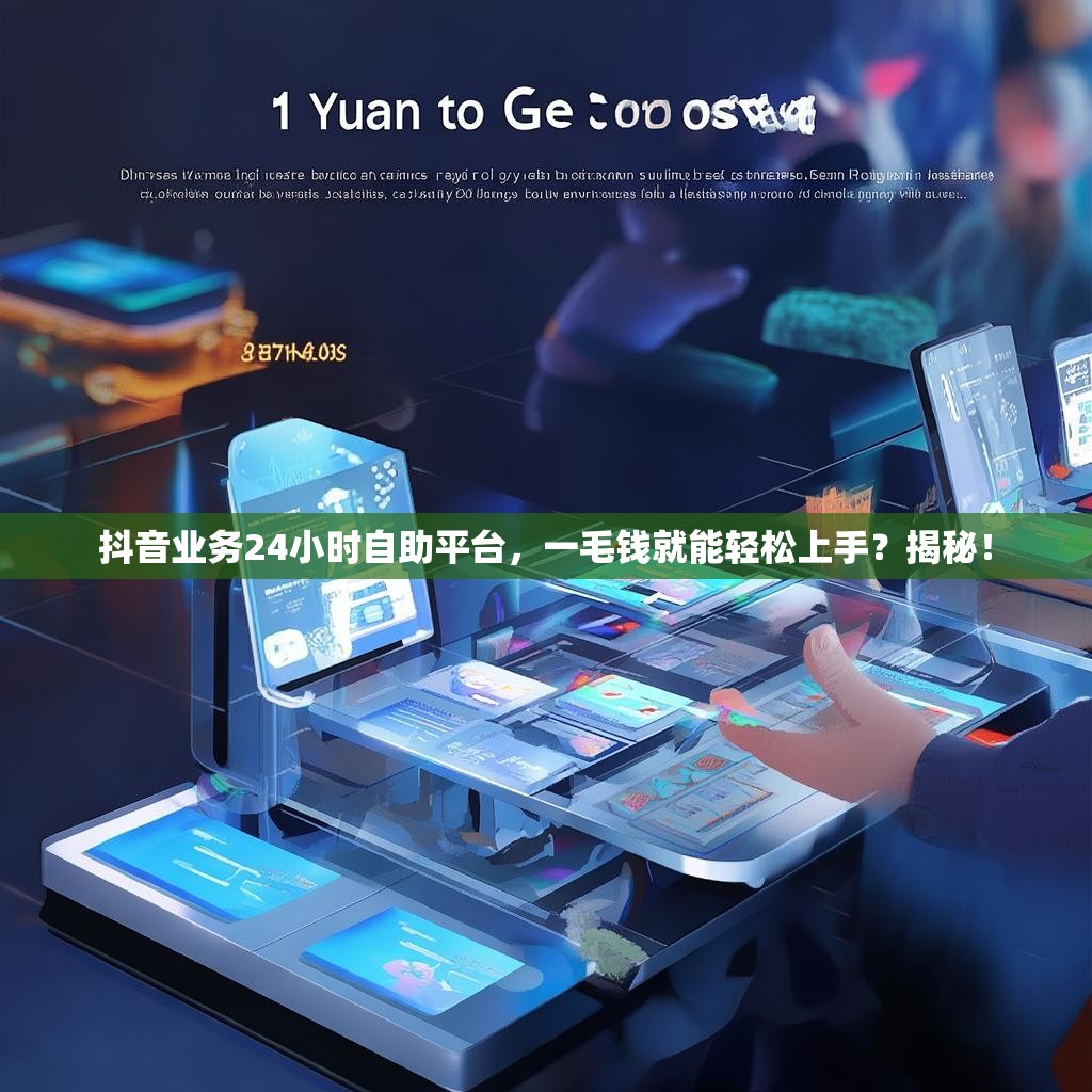 抖音业务24小时自助平台，一毛钱就能轻松上手？揭秘！
